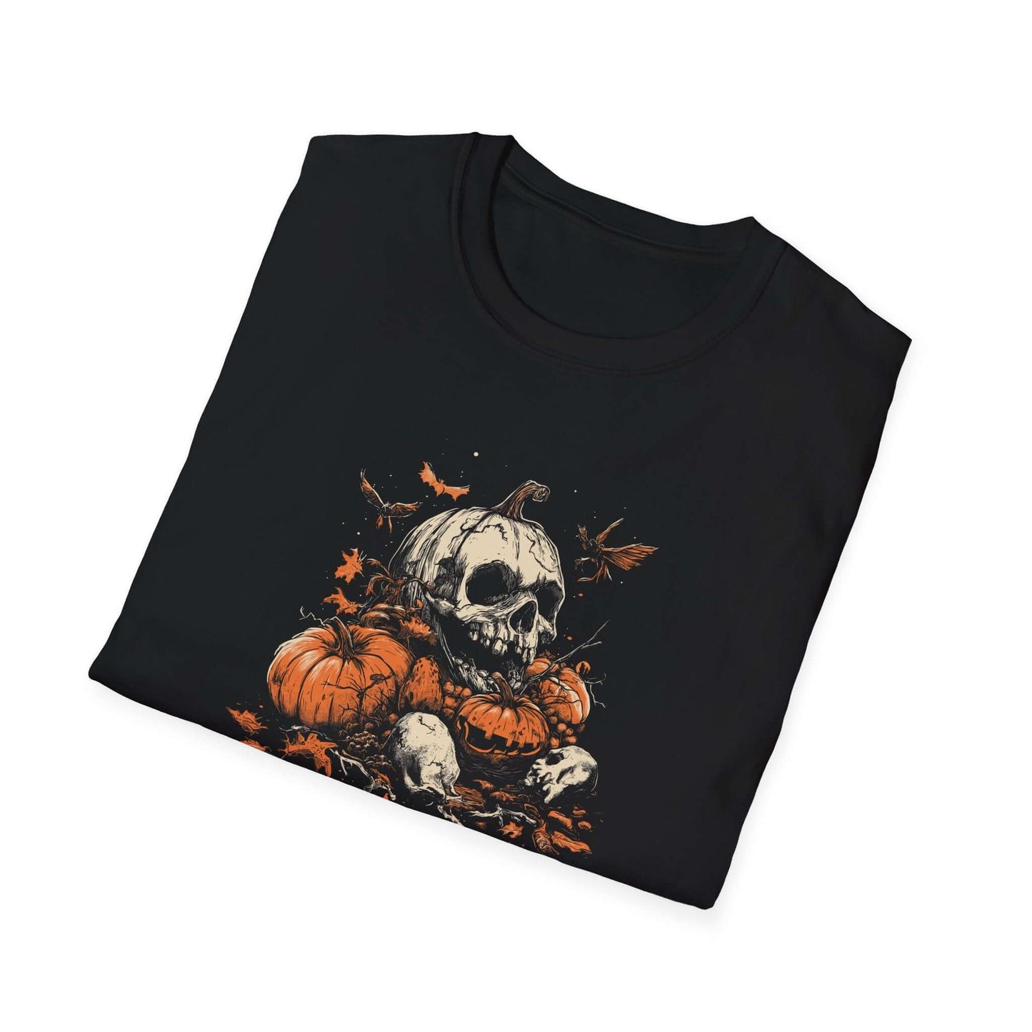 Autumn Harvest of Souls: Pumpkin & Skull Tee