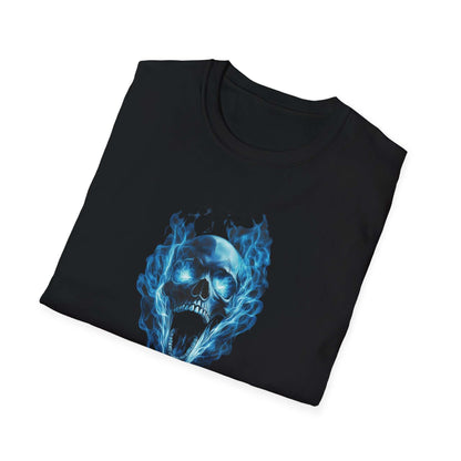 Blue Flame Skull: Inferno of the Undead Tee