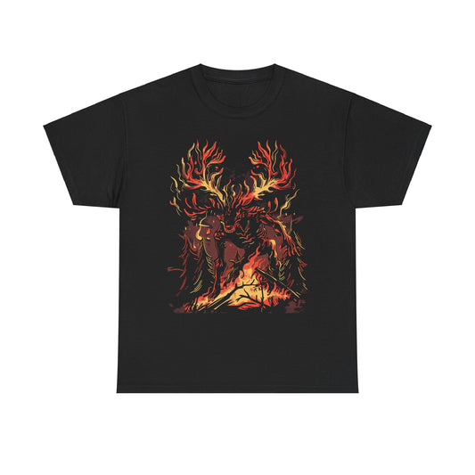 Infernal Wendigo: Fiery Myth Tee