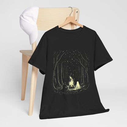 Ghostly Campfire: Forest Spirits Tee