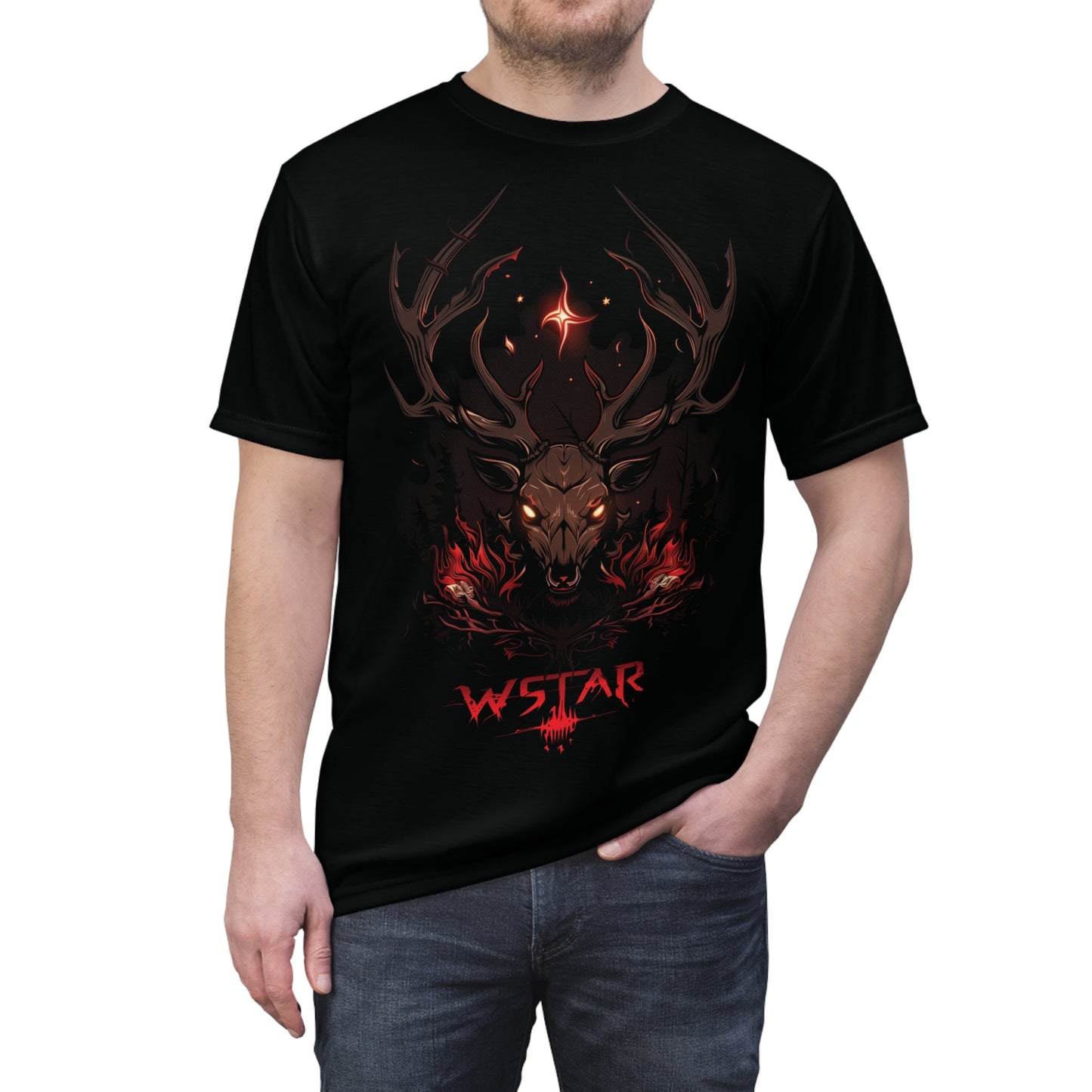 W Star Wendigo Tee – Fantasy FireDesign - Yurei Works