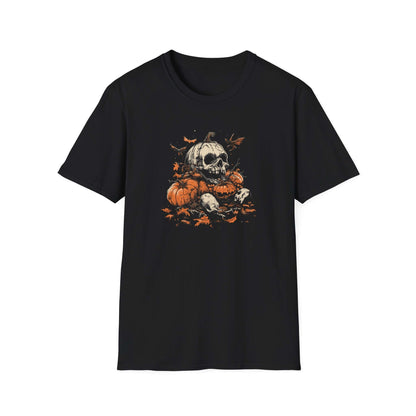 Autumn Harvest of Souls: Pumpkin & Skull Tee