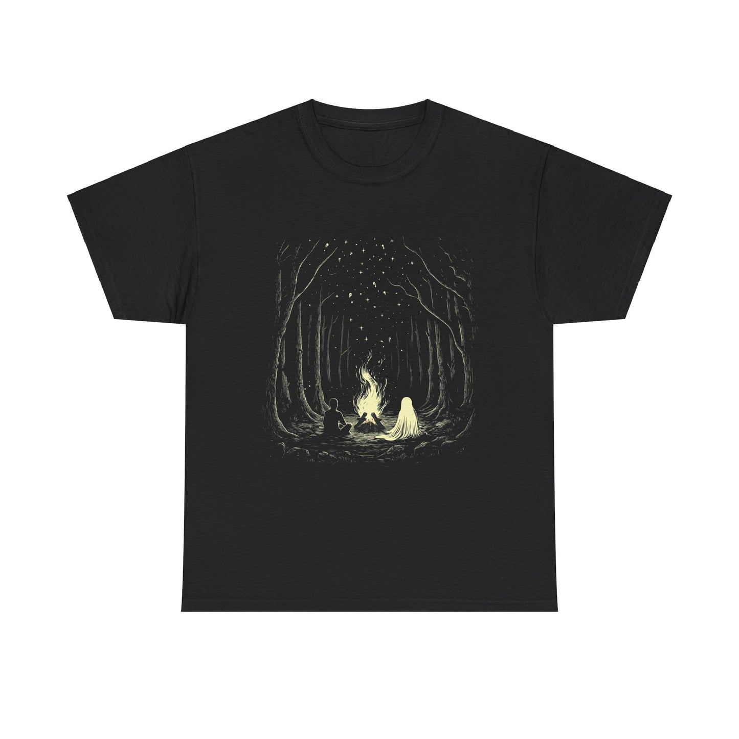 Ghostly Campfire: Forest Spirits Tee