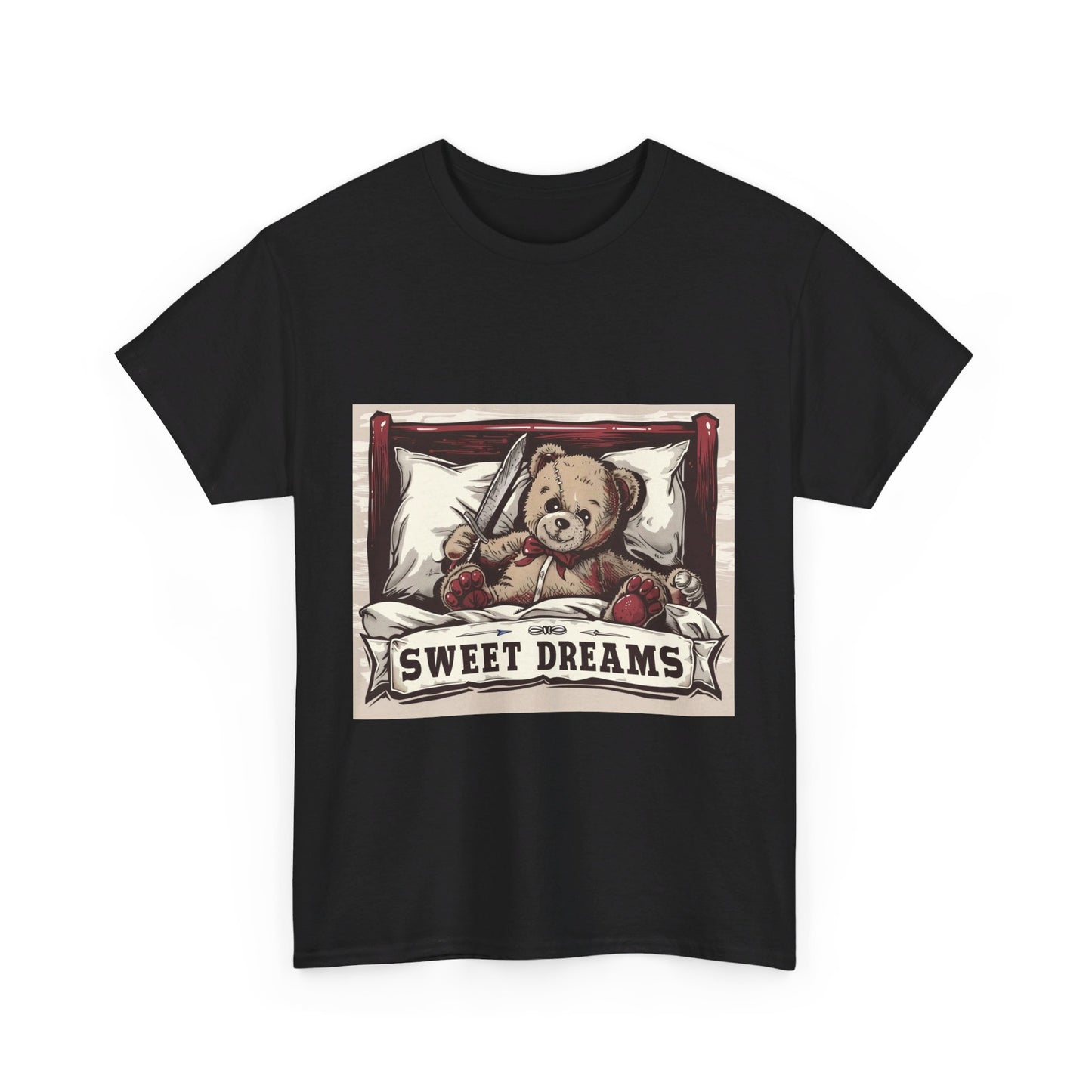 Sweet Dreams Teddy Bear Tee – Vintage Style - Yurei Works