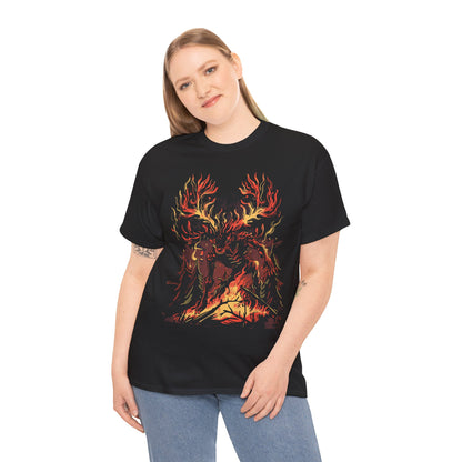 Infernal Wendigo: Fiery Myth Tee