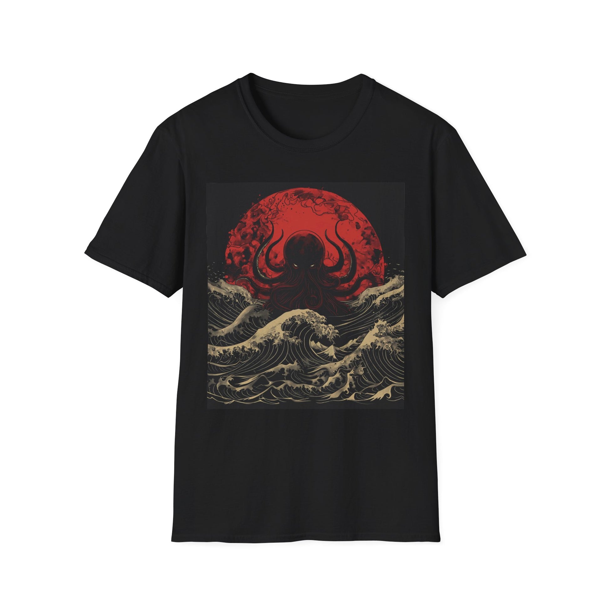 Vintage Japanese Cthulhu Tee – Dark Art Aesthetic - Yurei Works