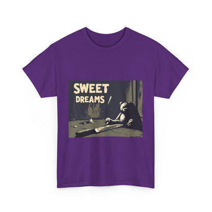 Sweet Dreams Teddy Bear Tee – Dark Vector Art - Yurei Works