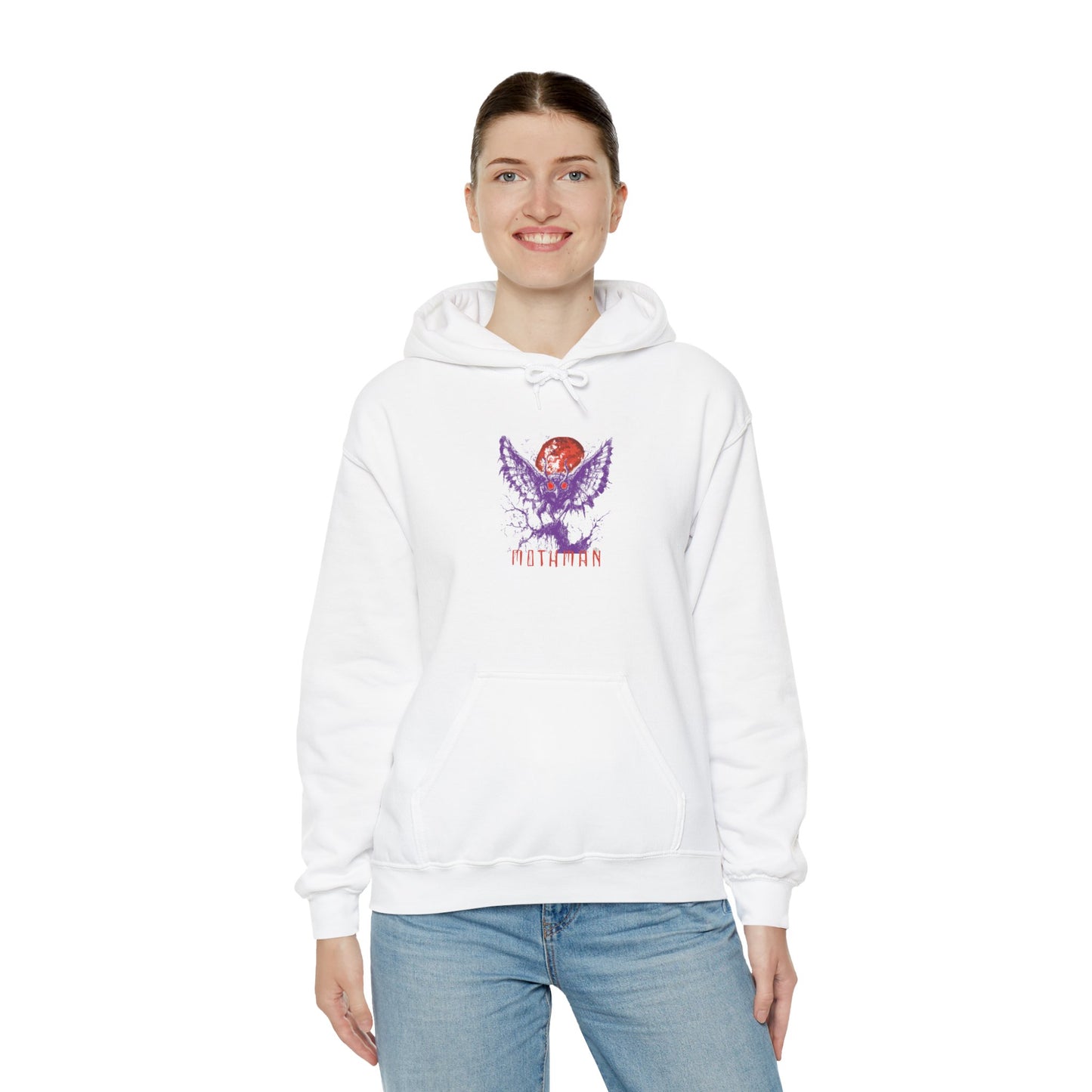 Enigmatic Mothman Hoodie - Yurei Works