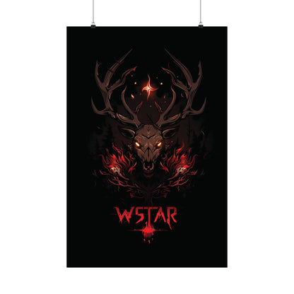 WSTAR Evil Deer Poster - Yurei Works