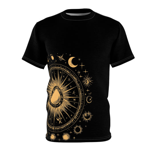 Navigate the Stars: Cosmic Compass T-shirt - Yurei Works