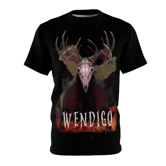 Wendigo Spirit T-Shirt – Dark Fantasy Style - Yurei Works