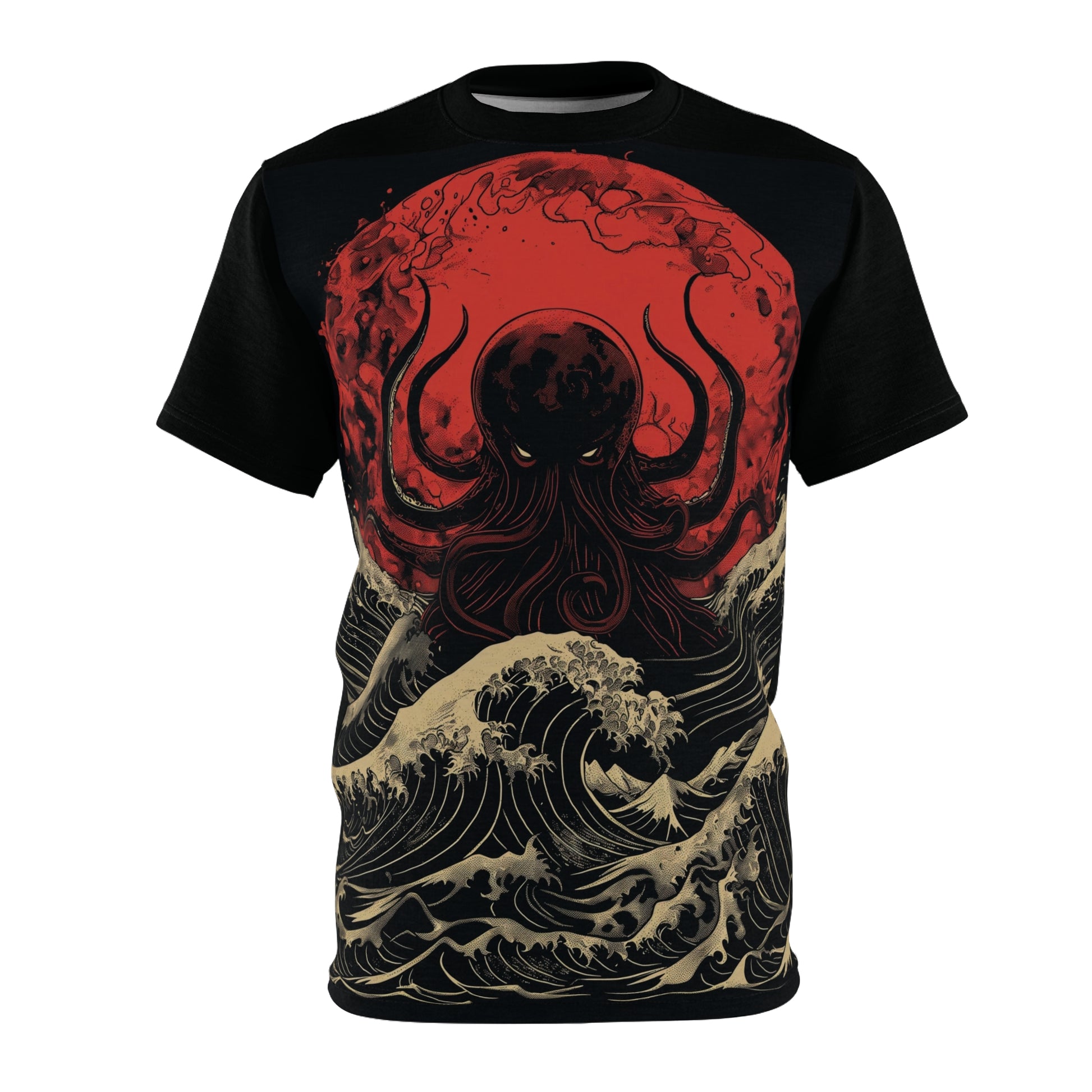 Vintage Japanese Cthulhu Tee – Dark Art Aesthetic - Yurei Works