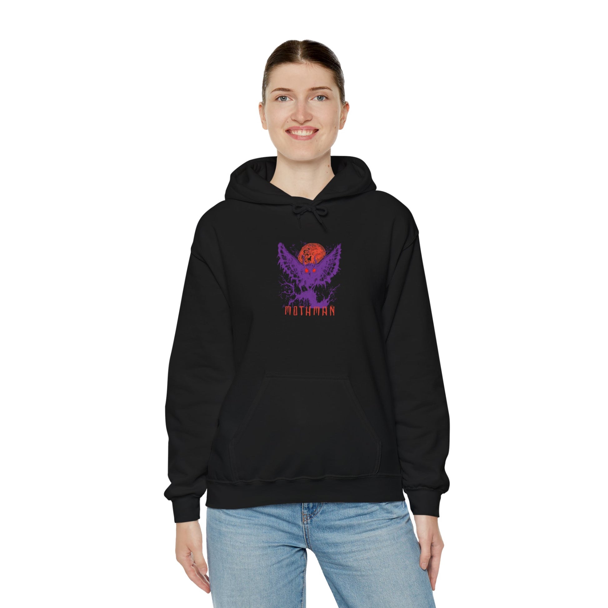 Enigmatic Mothman Hoodie - Yurei Works