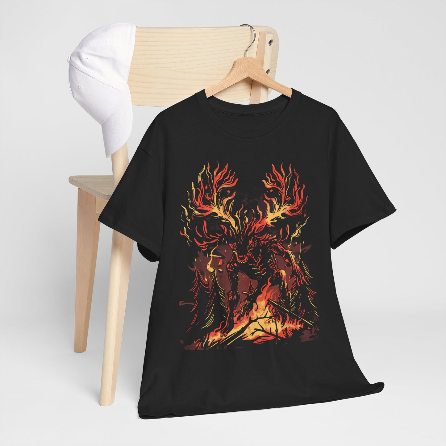 Infernal Wendigo: Fiery Myth Tee