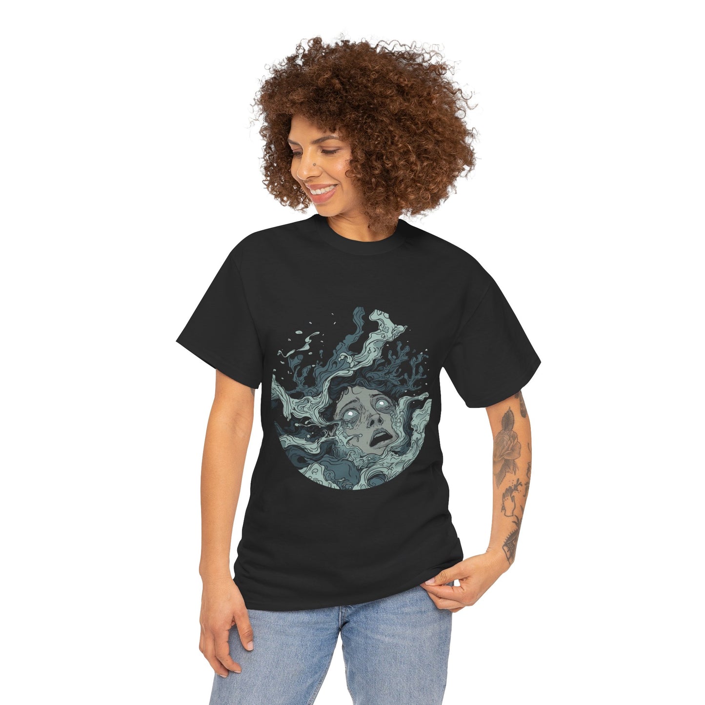 Drowning Terror: Submerged Horror Tee