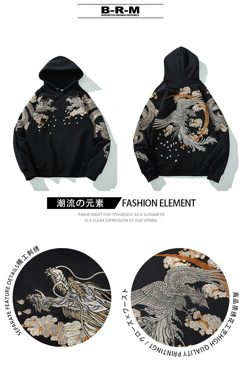 Black Dragon Hoodie - Yurei Works