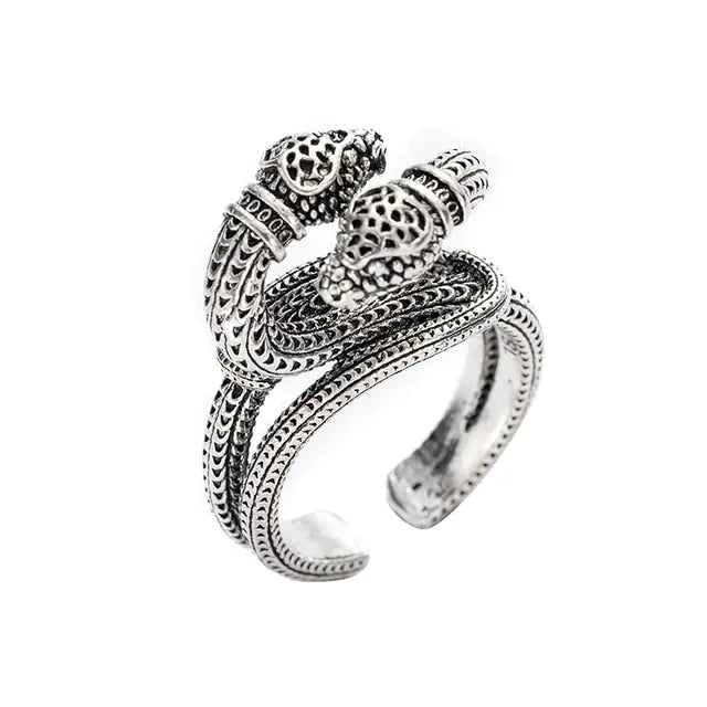 Punk Goth Snake Ring - Yurei Works