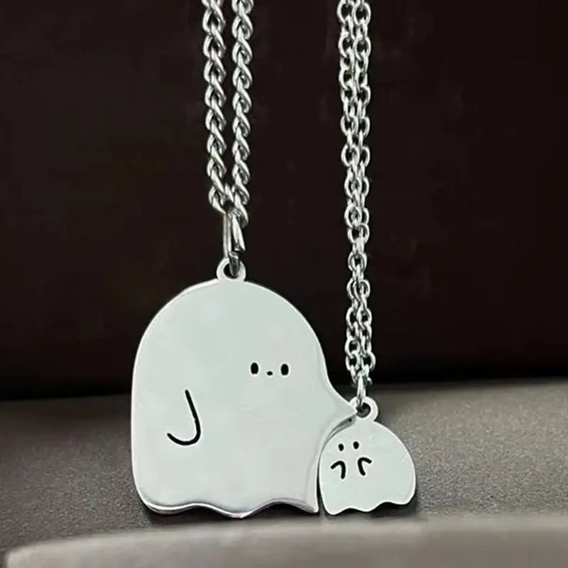 Cute Ghost Little Monster Necklace - Yurei Works