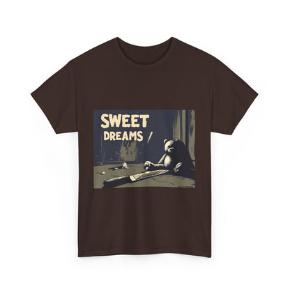 Sweet Dreams Teddy Bear Tee – Dark Vector Art - Yurei Works