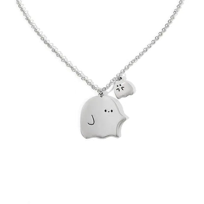 Cute Ghost Little Monster Necklace - Yurei Works