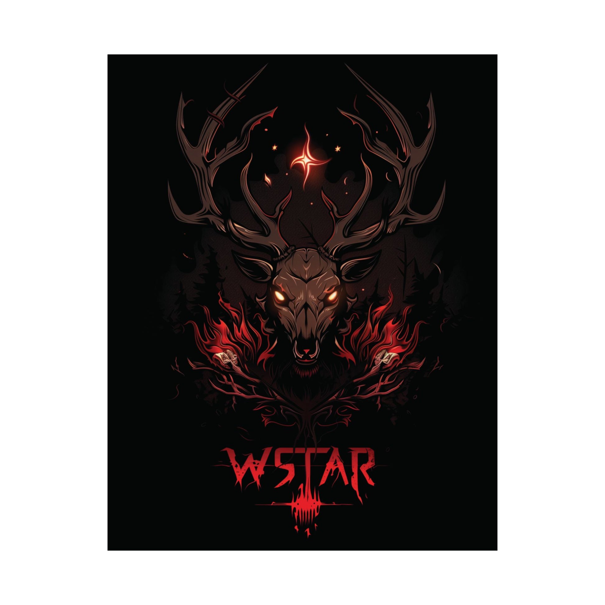 WSTAR Evil Deer Poster - Yurei Works