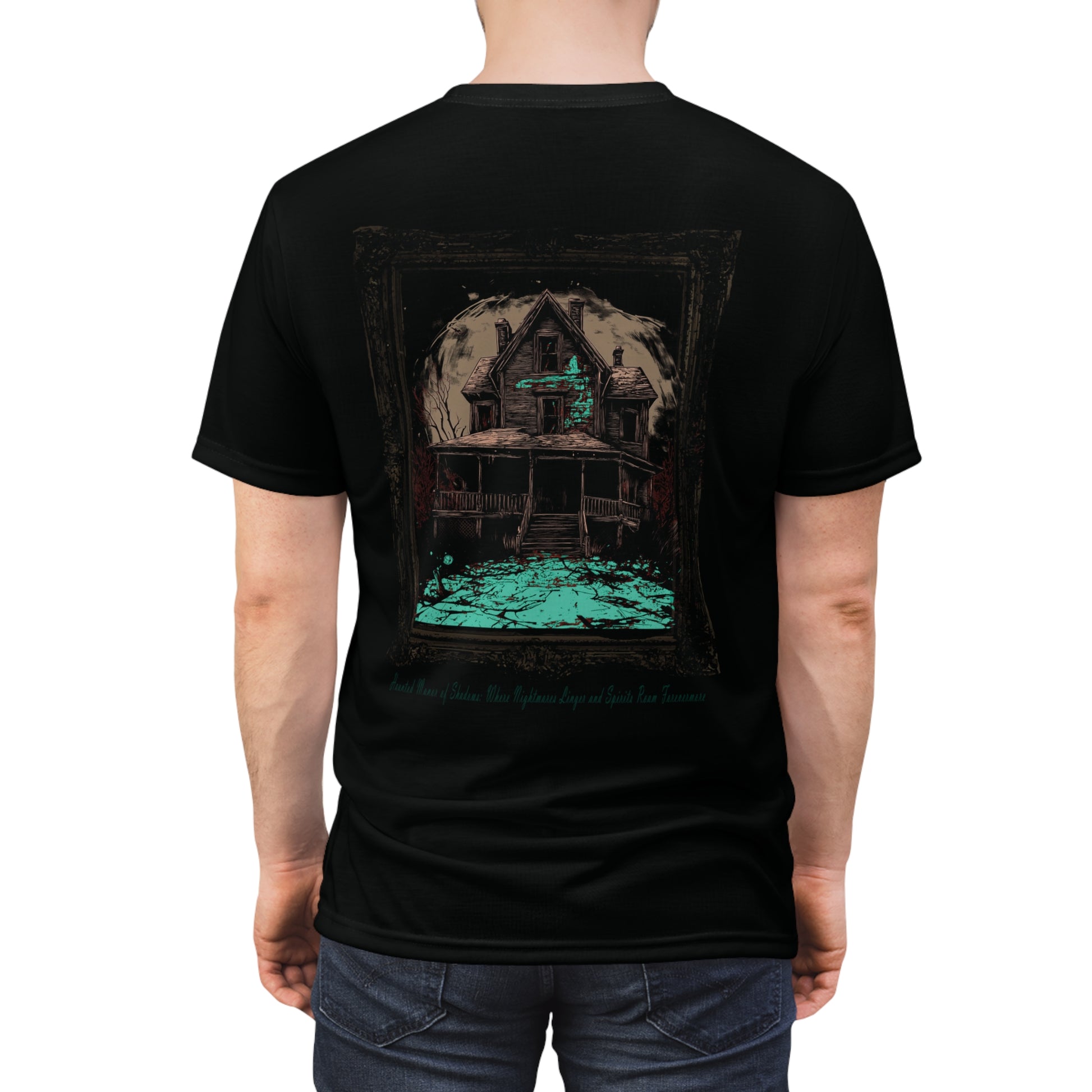 Haunted Mansion - Graphic Back Printed Unisex  T-Shirt - Yurei Works