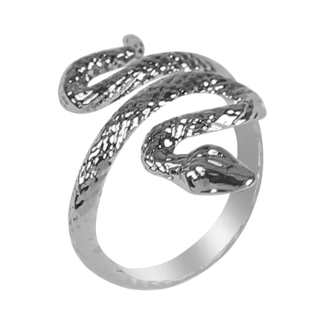 Punk Goth Snake Ring - Yurei Works