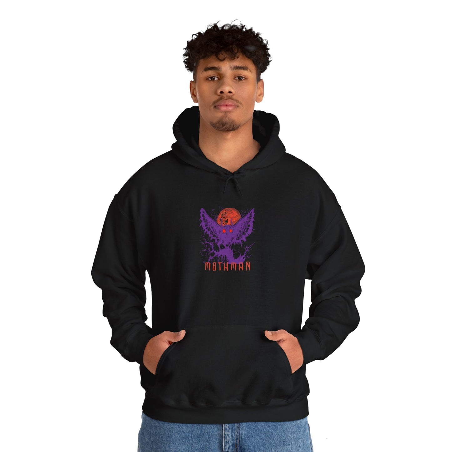 Enigmatic Mothman Hoodie - Yurei Works