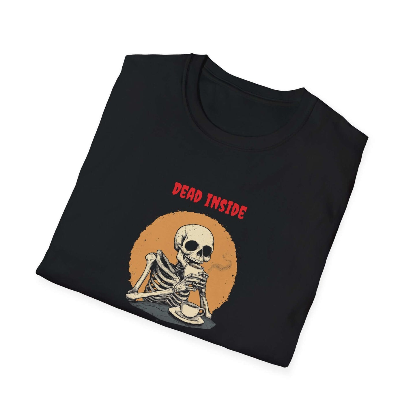 Dead Inside, Caffeinated Outside: Coffee Skeleton Tee