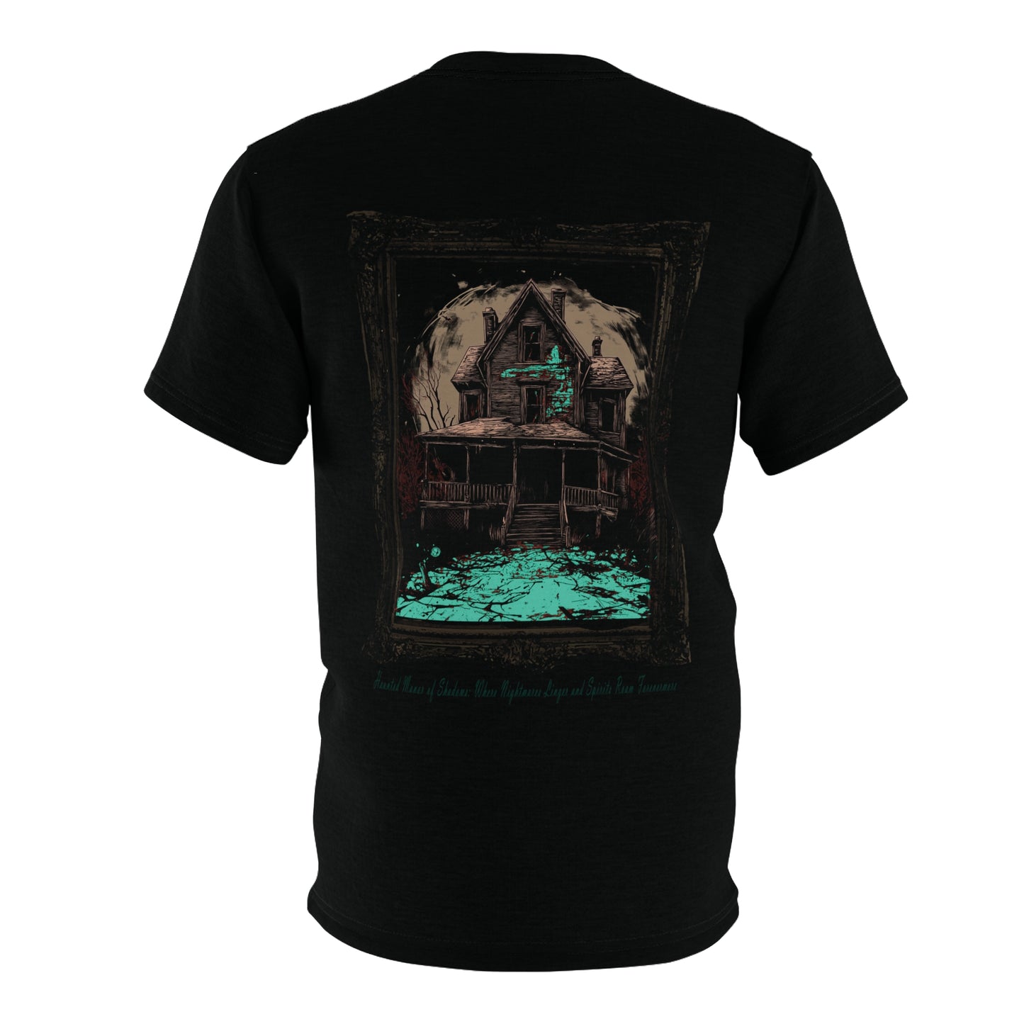 Haunted Mansion - Graphic Back Printed Unisex  T-Shirt - Yurei Works