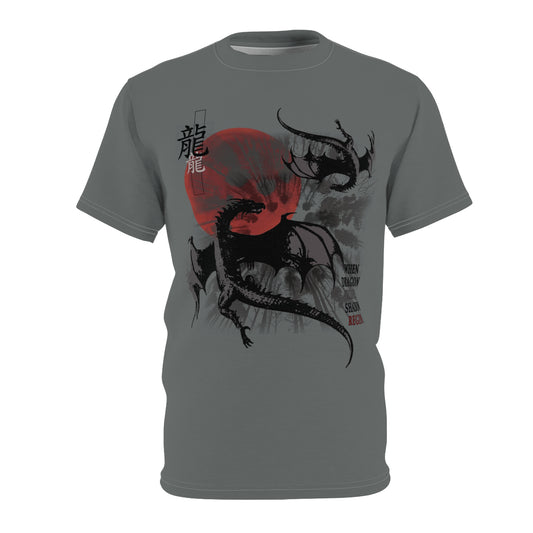 Dragon Unisex T-Shirt – Ink Wash Art Style - Yurei Works