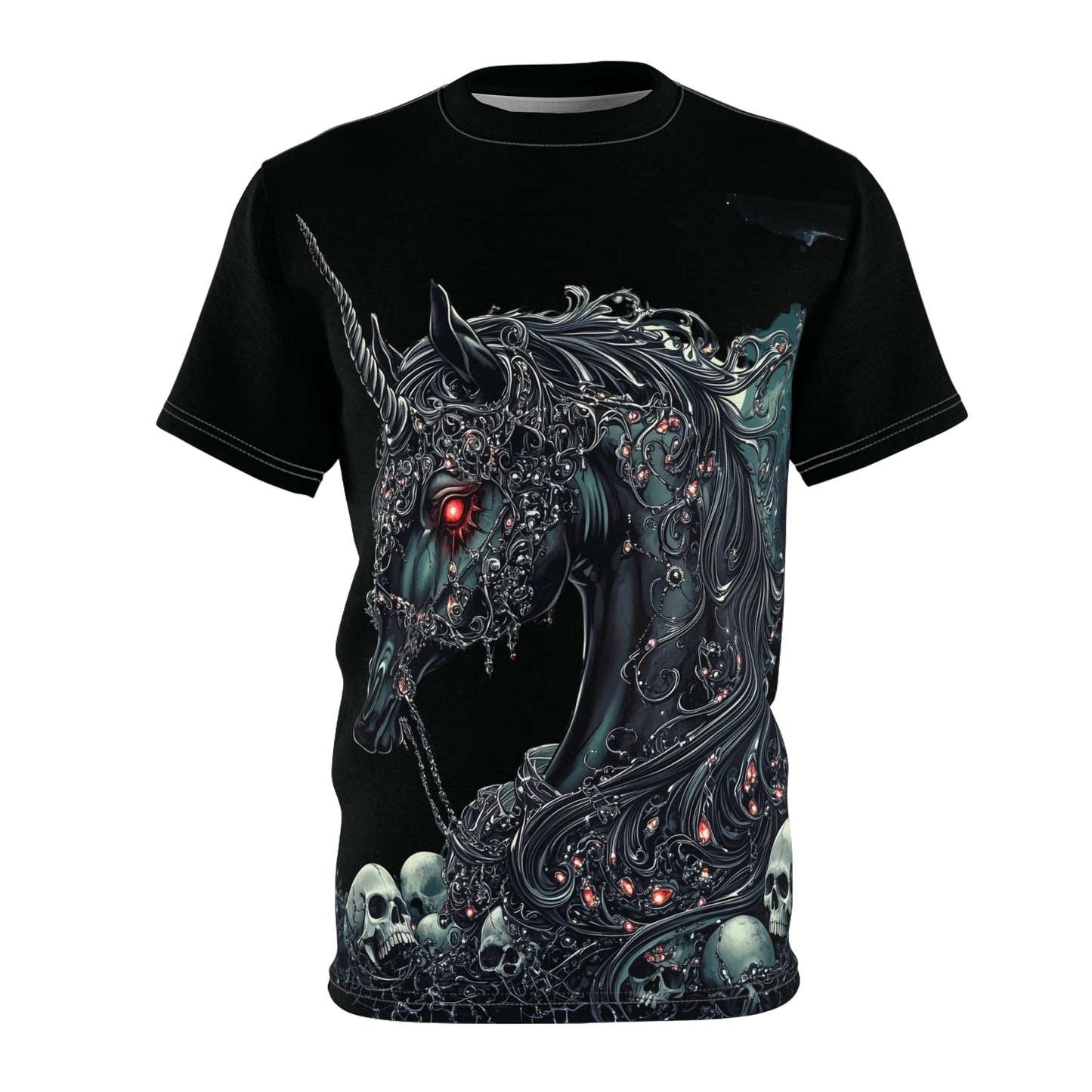 Dark Enchantment - Gothic Unicorn T-Shirt - Yurei Works