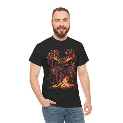 Infernal Wendigo: Fiery Myth Tee