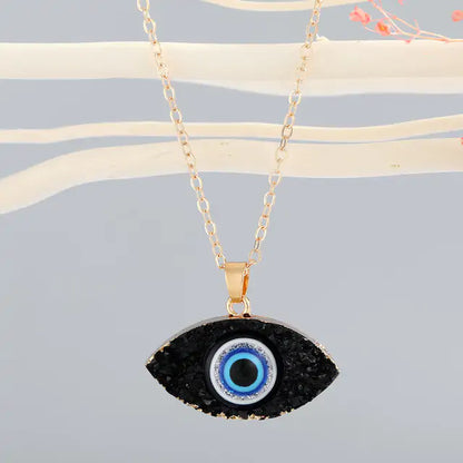 Vintage Evil Eye Pendant Necklace - Yurei Works