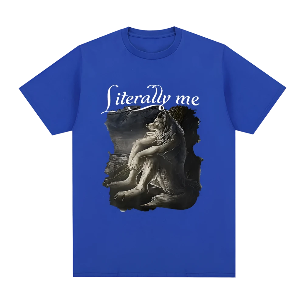 Blue Wolf Meme Tee 