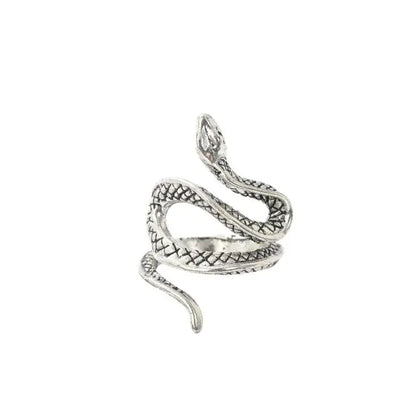 Punk Goth Snake Ring - Yurei Works