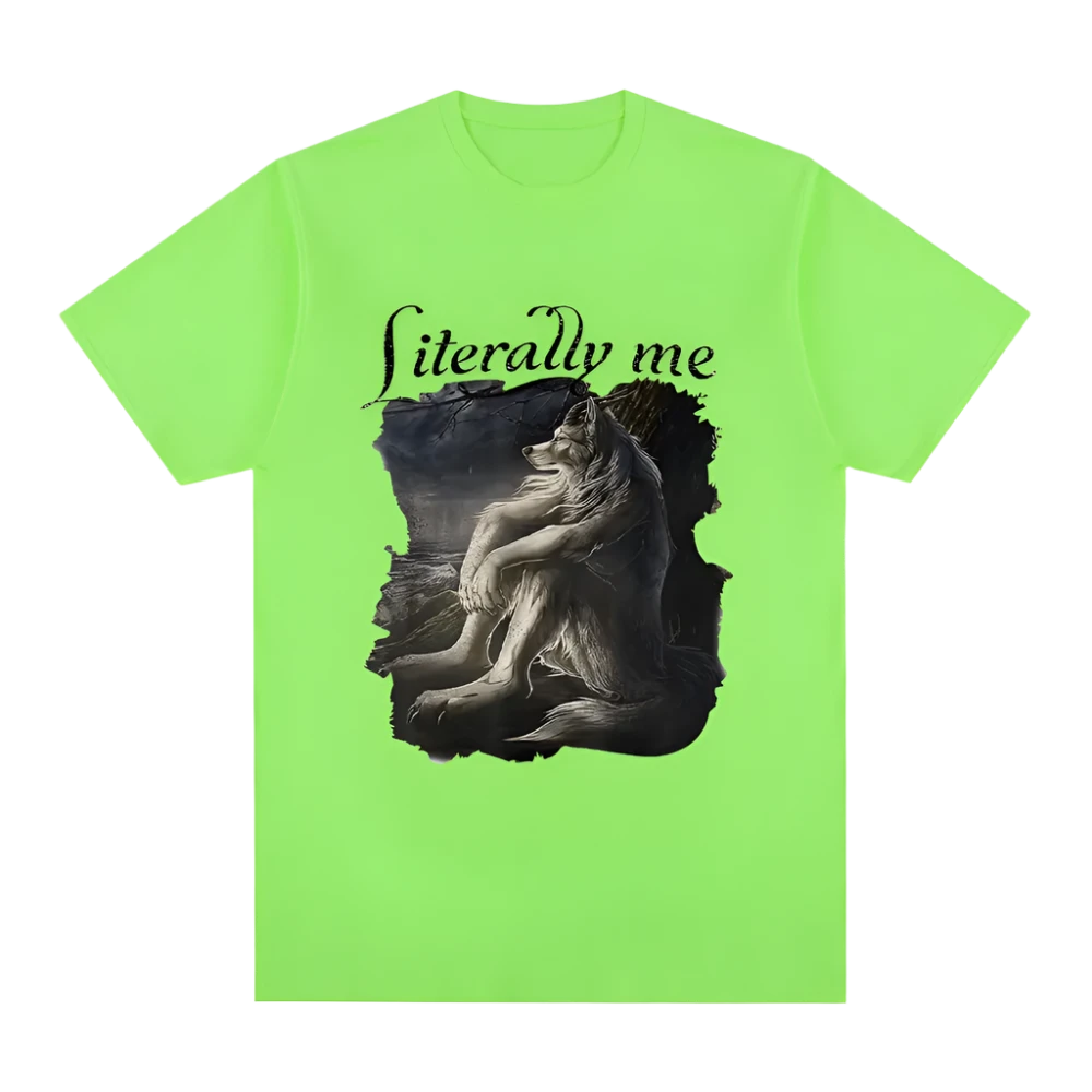 Green Wolf Meme Tee 