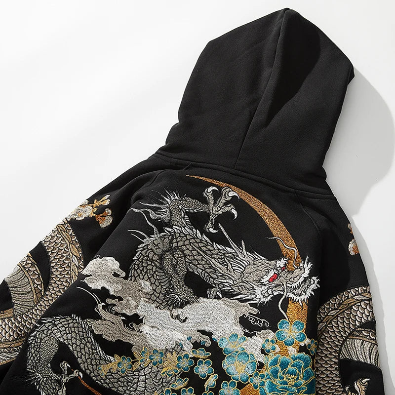 Black Dragon Hoodie - Yurei Works