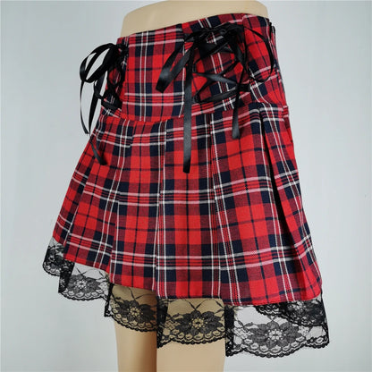 Punk Gothic Mini Skirt - Yurei Works