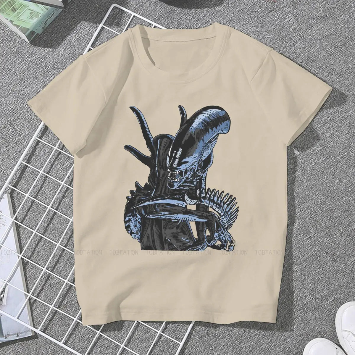 Alien Thriller Movie TShirt for Woman Girl 4XL Xenomorph Soft Summer Tee T Shirt High Quality Loose - Yurei Works