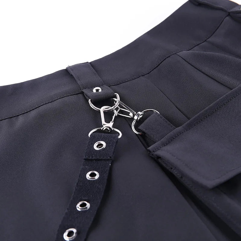 Punk Gothic Mini Skirt - Yurei Works