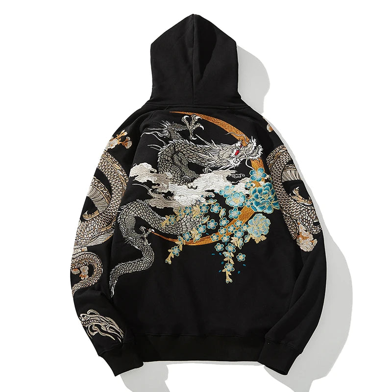 Black Dragon Hoodie - Yurei Works