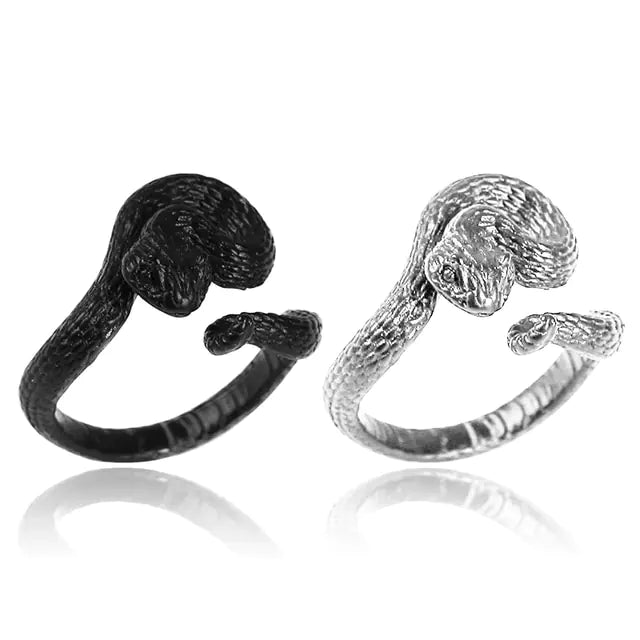 Punk Goth Snake Ring - Yurei Works