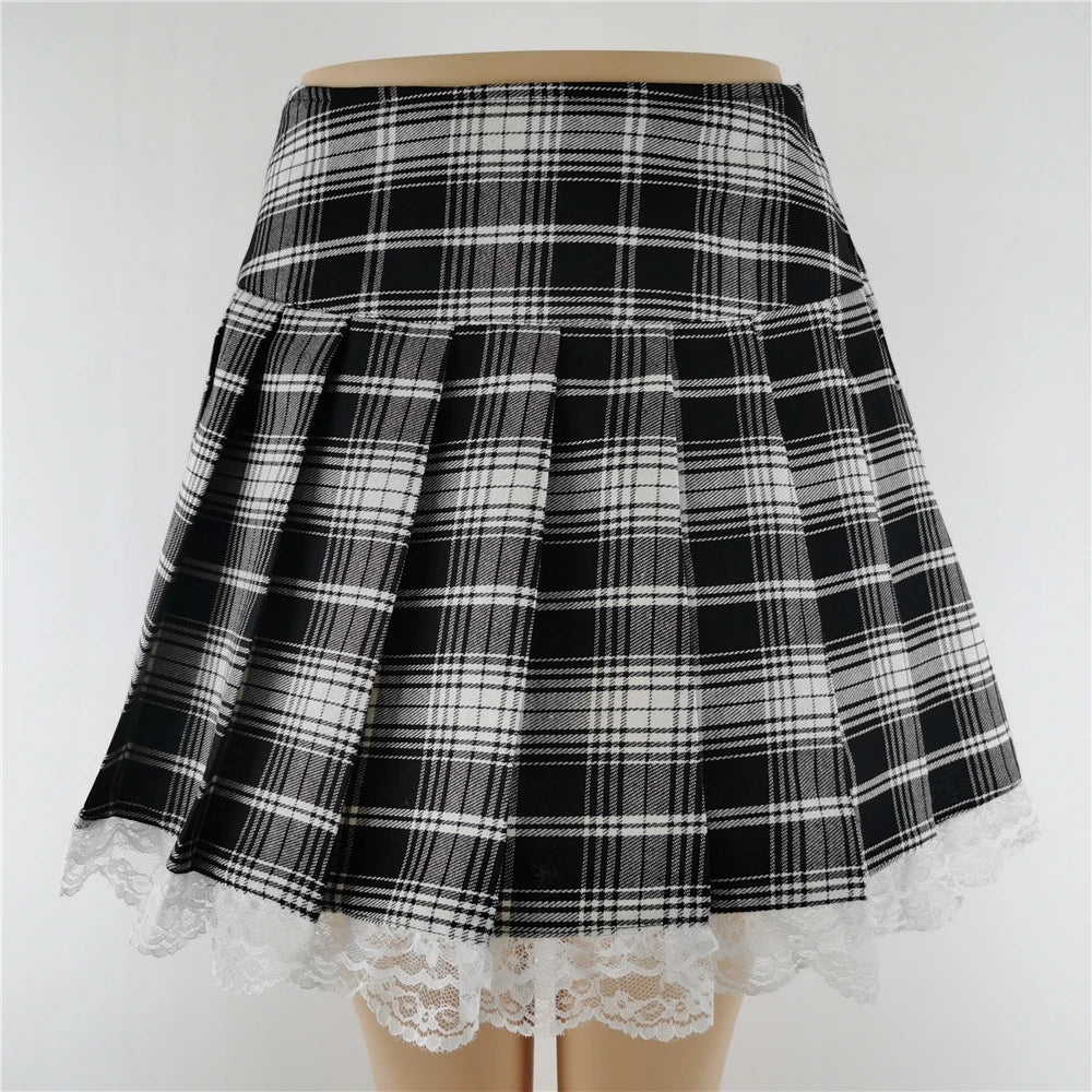 Punk Gothic Mini Skirt - Yurei Works