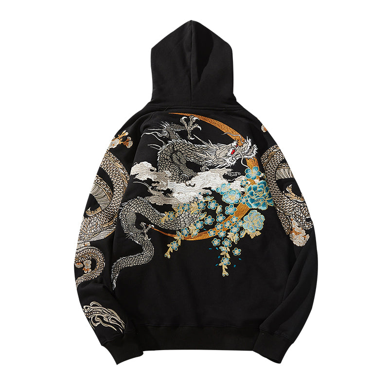 Black Dragon Hoodie - Yurei Works