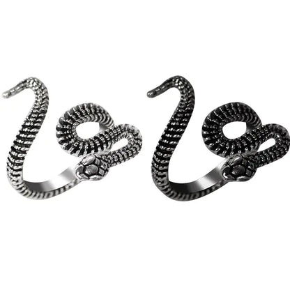 Punk Goth Snake Ring - Yurei Works