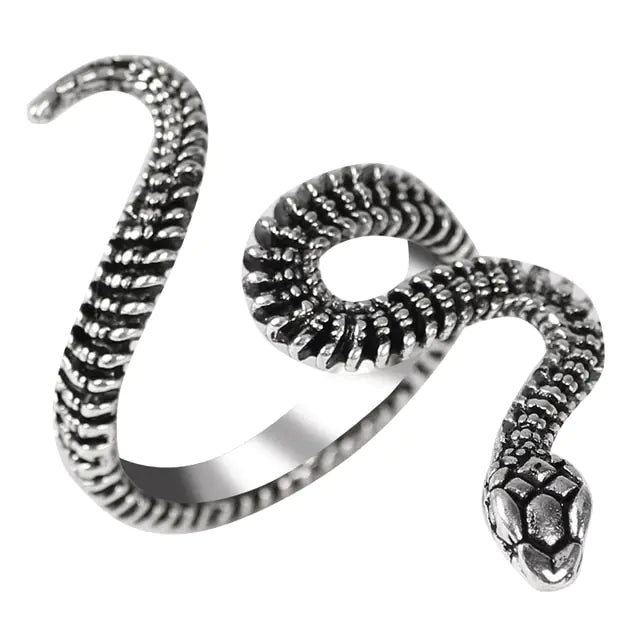 Punk Goth Snake Ring - Yurei Works