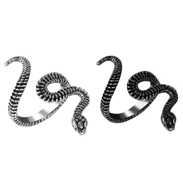 Punk Goth Snake Ring - Yurei Works