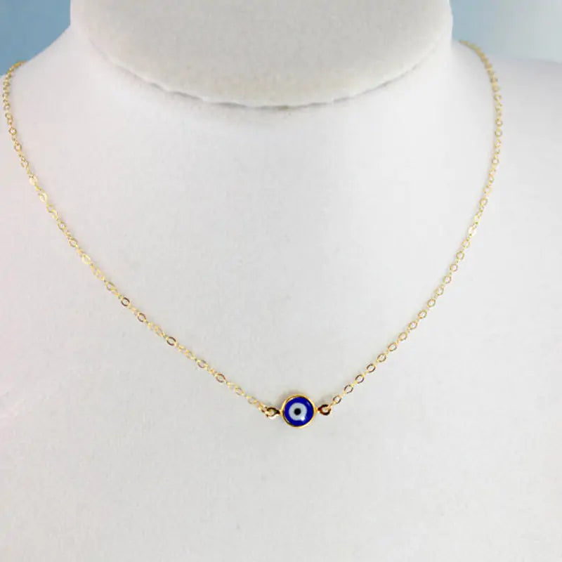 Vintage Evil Eye Pendant Necklace - Yurei Works