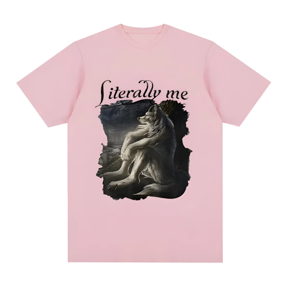 Pink Wolf Meme Tee